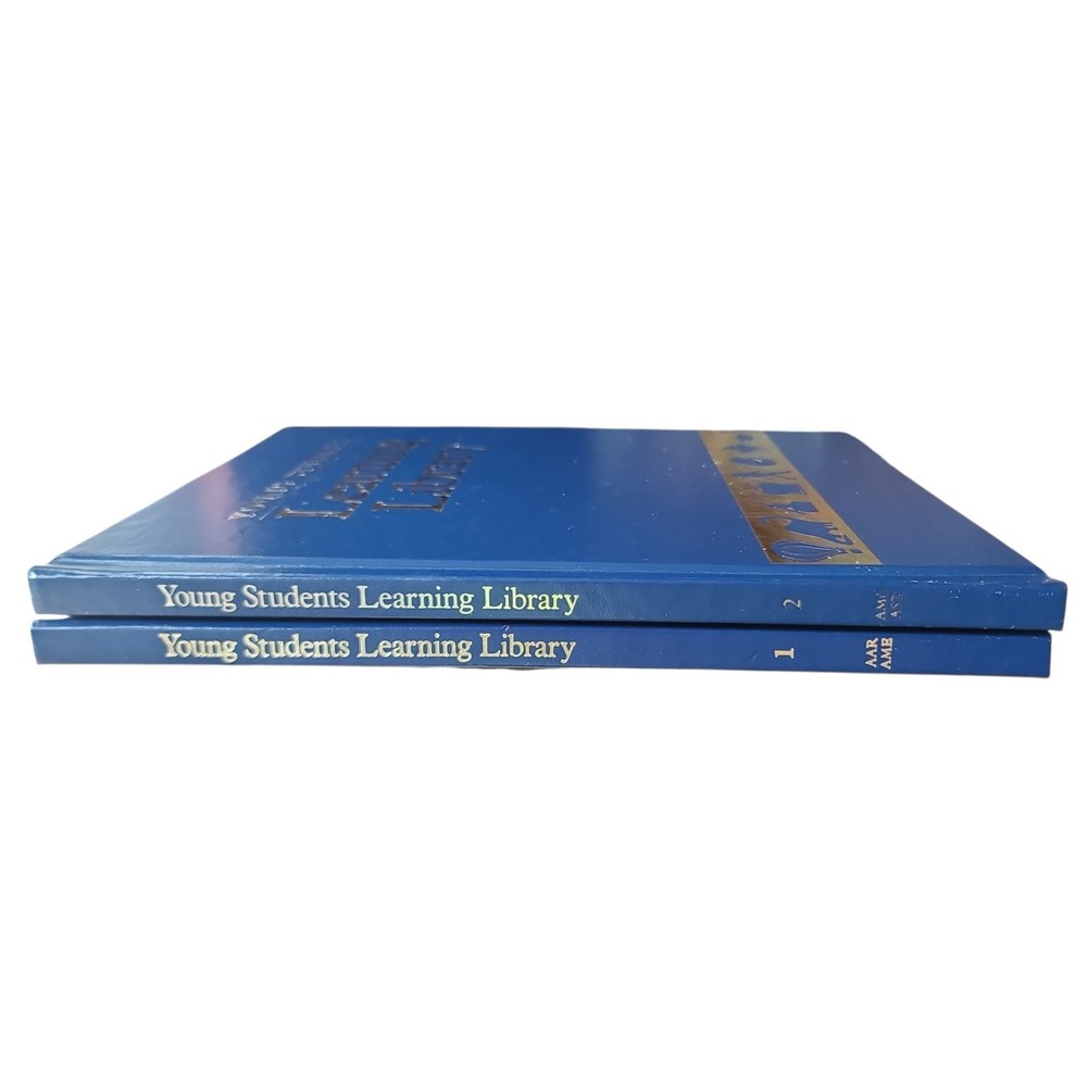 Young Students Learning Library Books Volume 1 & 2 Educational Set
