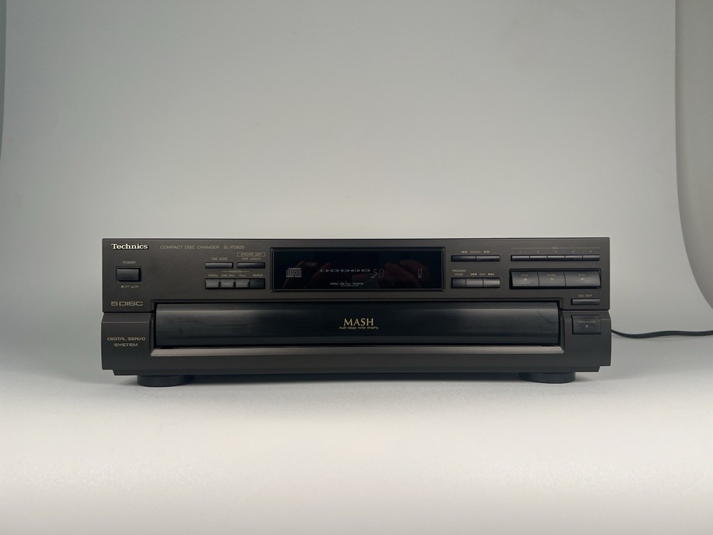Technics SL-PD825 5 Disc CD Player Carousel Changer No Remote