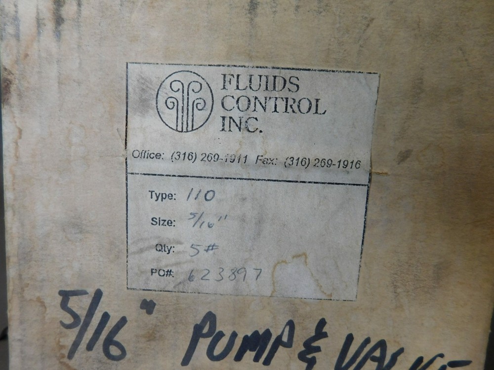 Fluid Control 5/16" Packing - NEW Surplus!