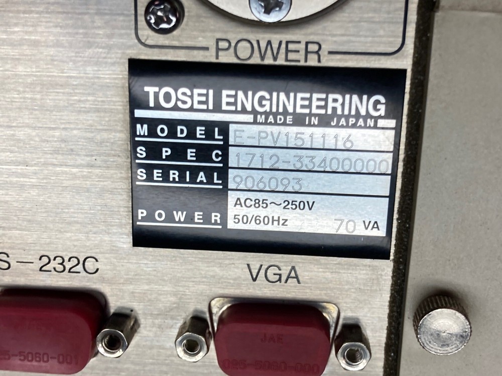 Tosei Engineering,E-PV151116,PULCOM-V Accretech E-PV15