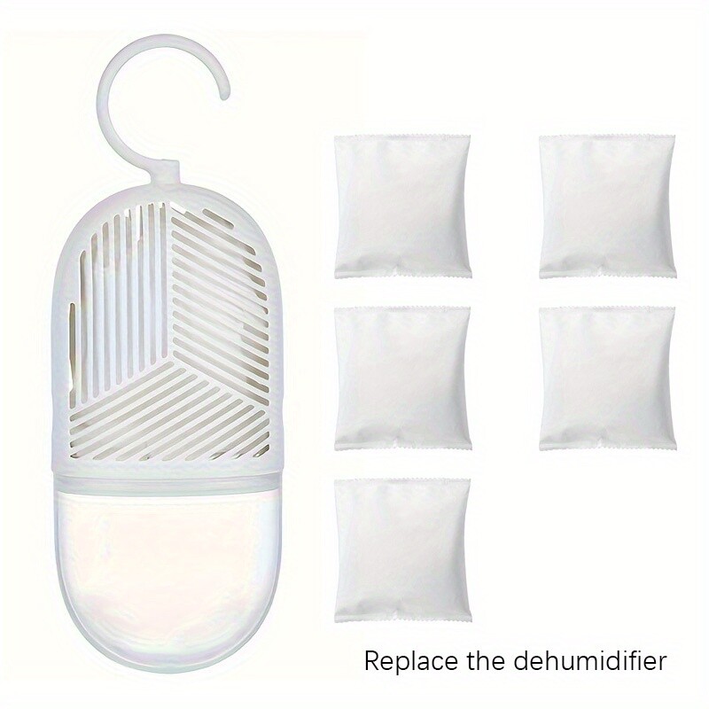 6-Piece ABS Plastic Hanging Dehumidifier Set
