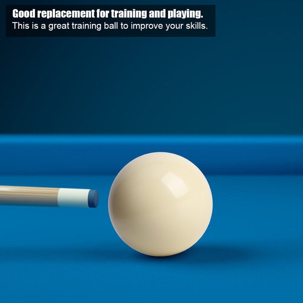 2pcs Pool Table White Billiard Balls Snooker Pool Table Training Spot Cue Ball