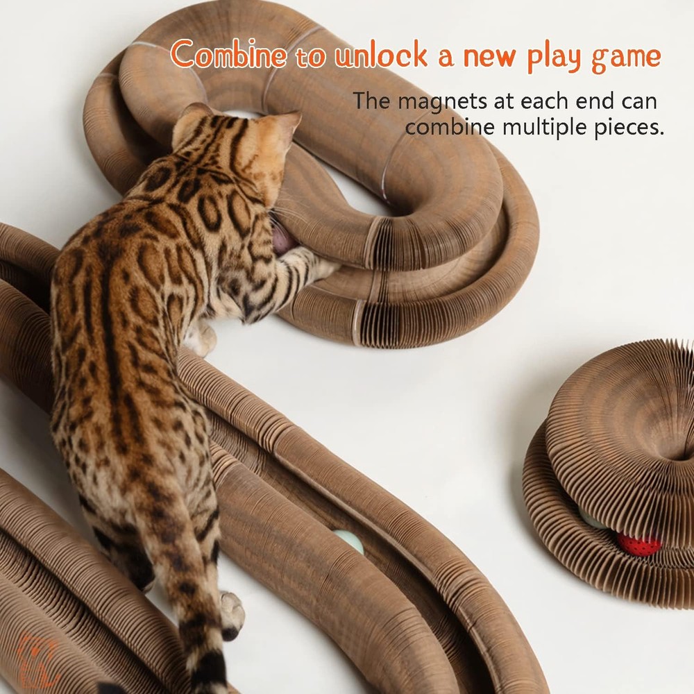 CusieryMax Cat Ball Adventure The Ultimate Interactive Mental & Single, Brown