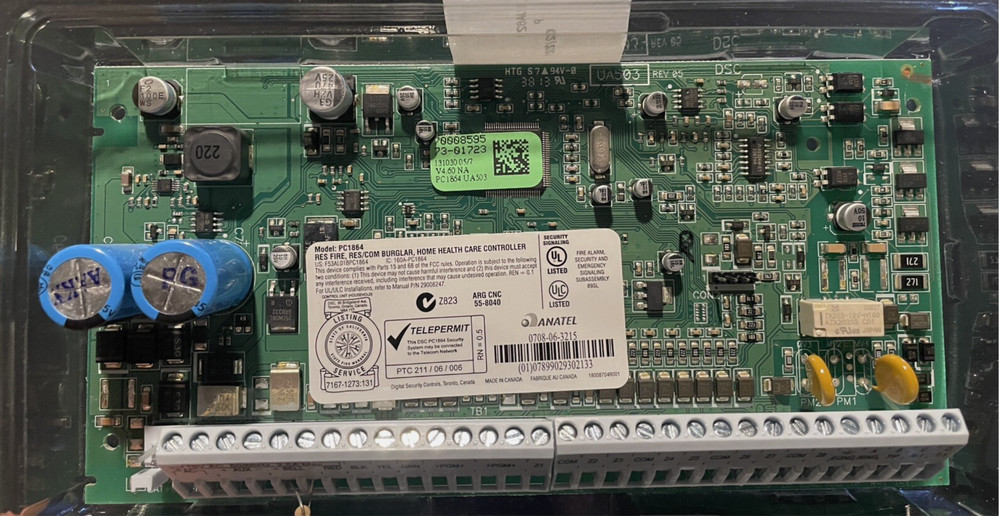 DSC Security Alarm System - Power Series Control Panel PC1864