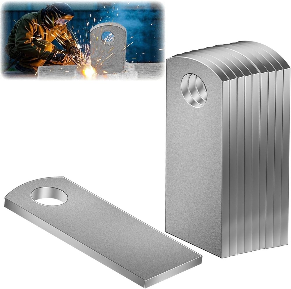 Weld on Tabs, Steel Basic Weld Tab, Universal Weld on Light Tabs Flat Bottom Mou