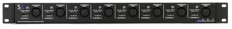 ART S8 8-channel Microphone Splitter