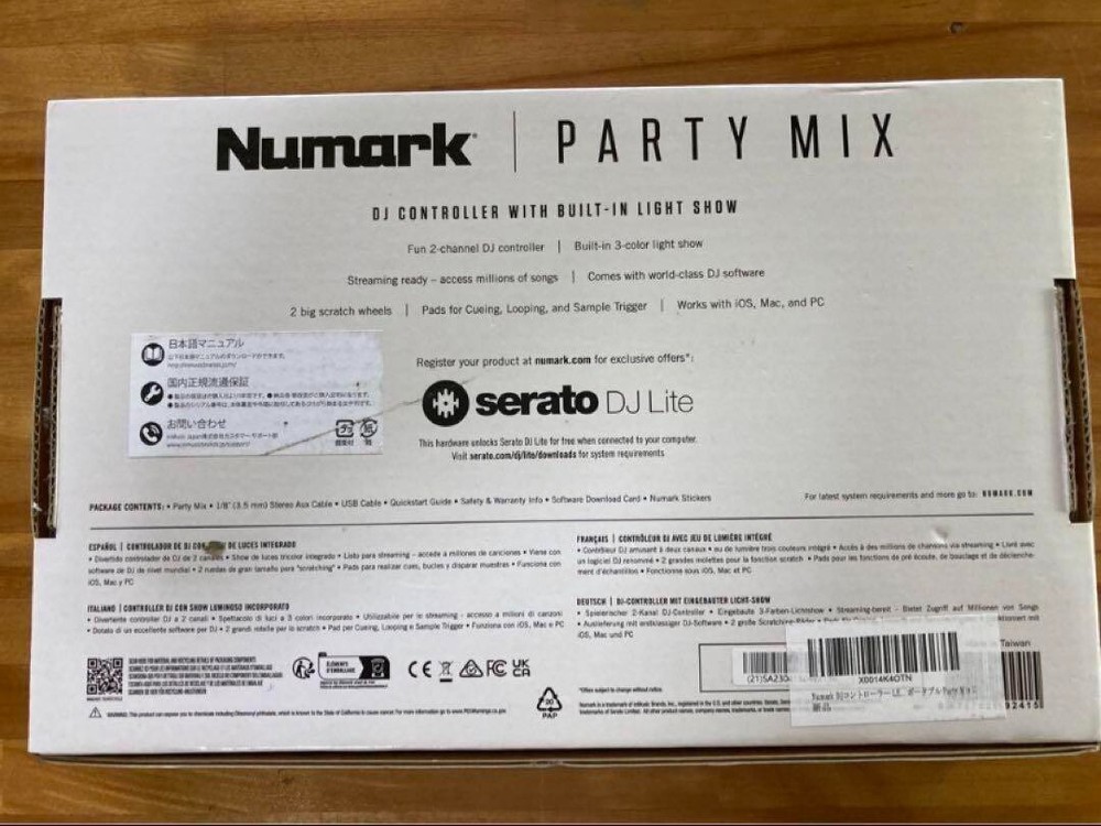 Numark Party Mix DJ Controller with Built In Light Show