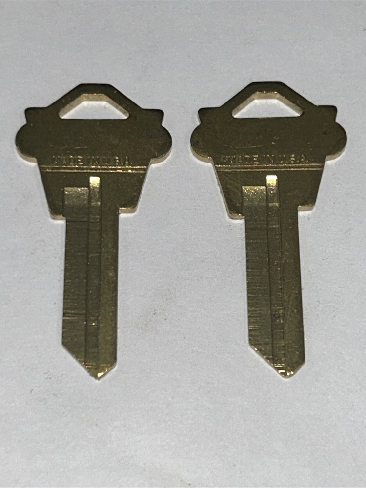 Weslock WK2 Brass Key Blanks x2