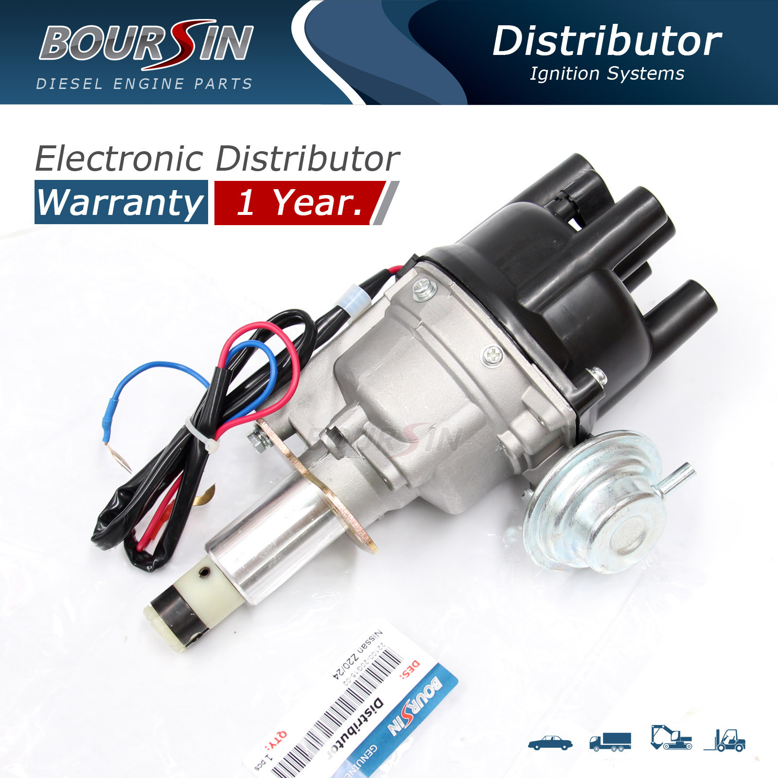 Ignition Distributor assy For Nissan Datsun 510 720 Caravan Engine Z20 Z22 Z24