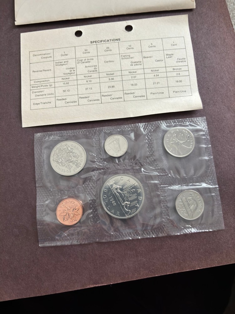 ROYAL CANADIAN MINT 1980 SET