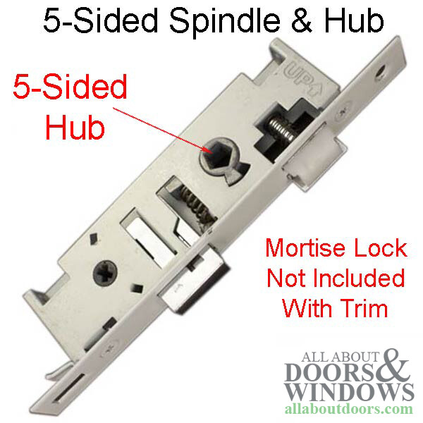 Larson QuickFit 5 Sided Spindle Mortise Lock Body NO Trim Choose Color