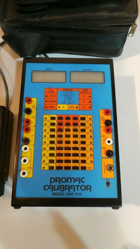 PROMAC CALIBRATOR MODEL DHT-820 WITH POWER SUPPLY