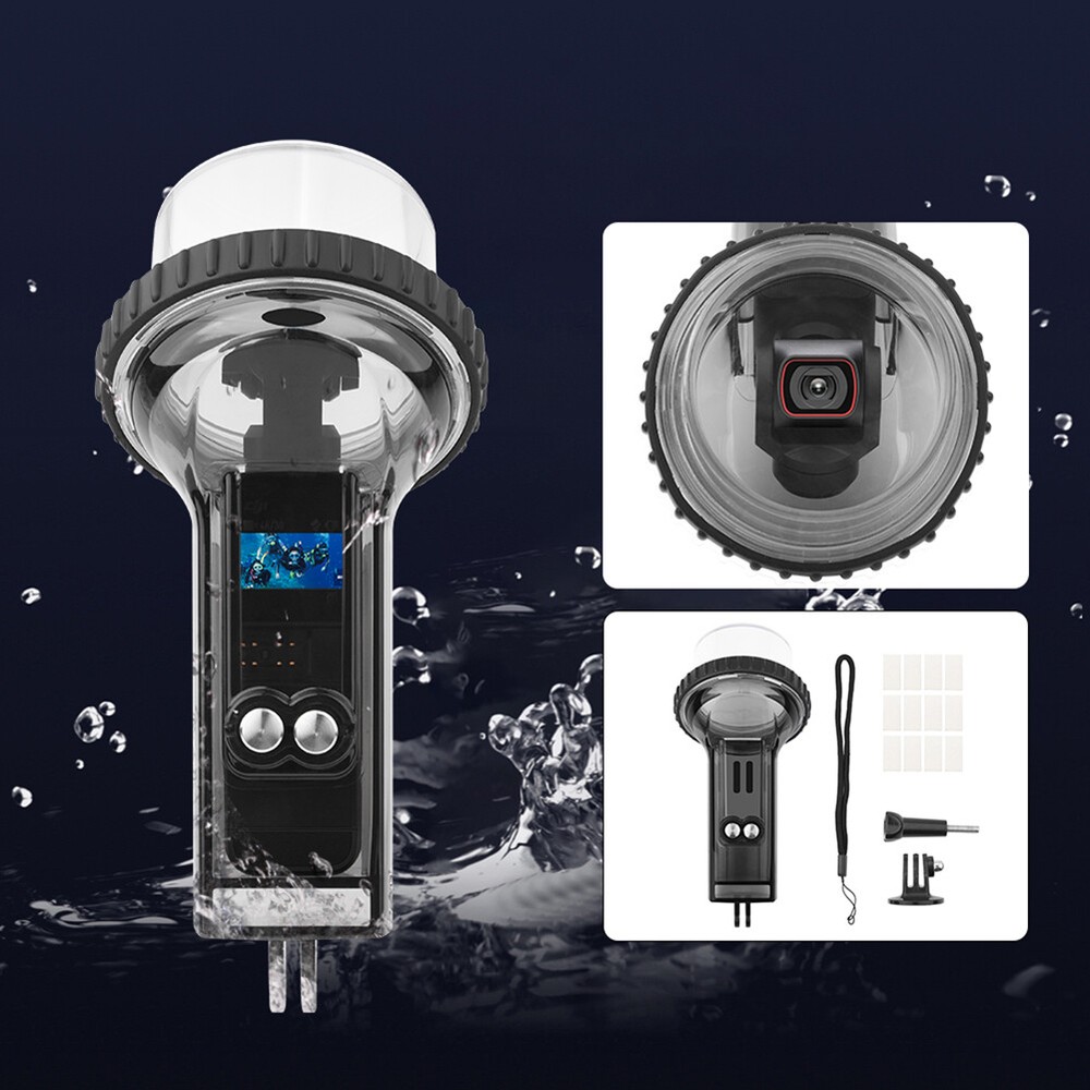60M Waterproof Case Protective Housing Shell for DJI Pocket 2 Diving Camera