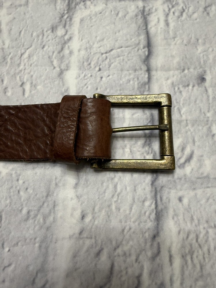 Vintage Belt Western Hide Leather 42
