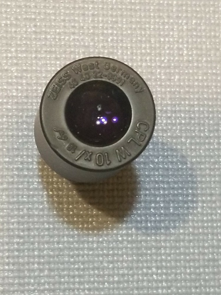 Zeiss microscope Objective CPL W 10x/18, West Germany