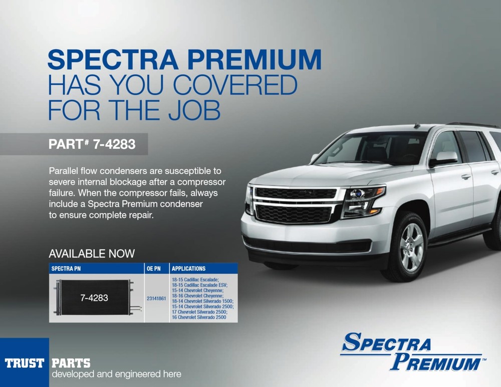 7-4283 Air Conditioning A/C Condenser