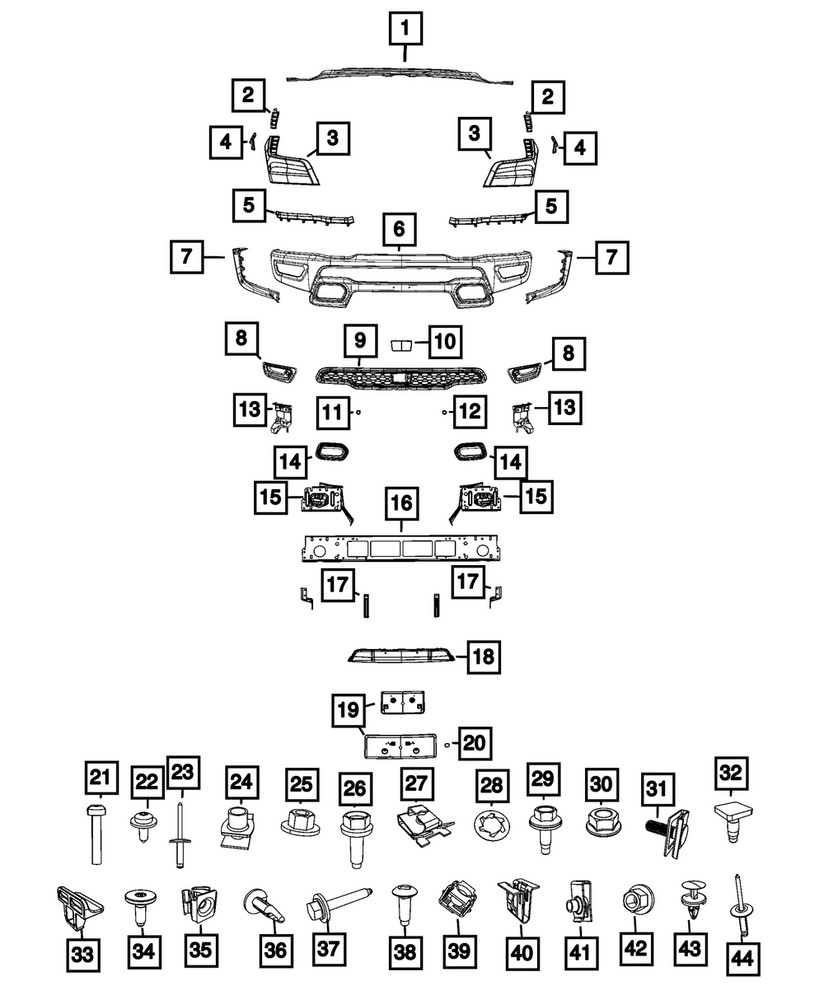 Genuine Mopar Park Assist Sensor Bracket 68566170AA