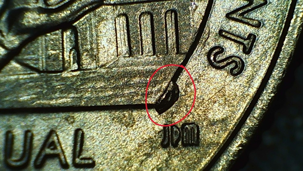 2024 Patsy Takemoto Mink Quarter with Die Chips on Nose and Reverse Border