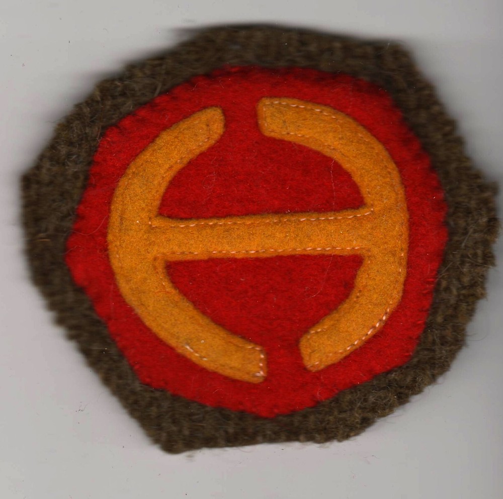 Pre-WWII Patch Central Pacific Base Command, Hawaii, Wool on Wool