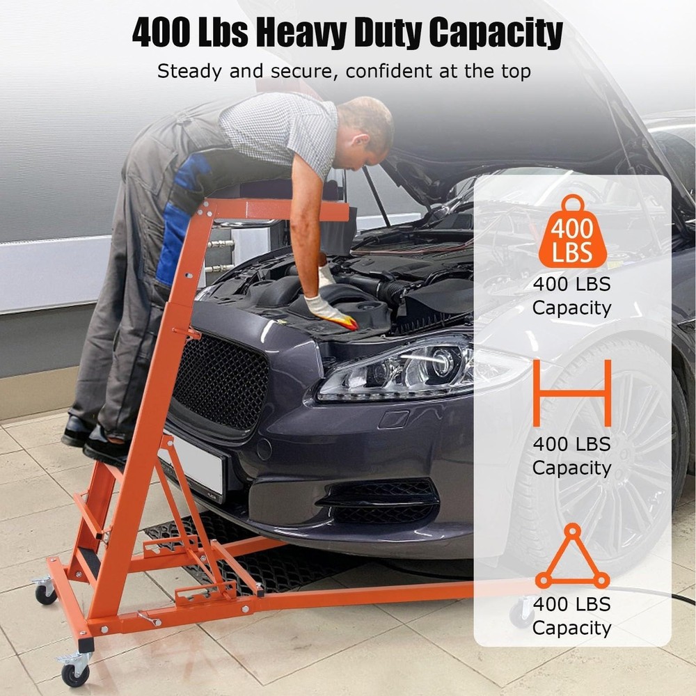 Automotive Engine Creeper 400LBS Collapsible Creeper with Adjustable Height