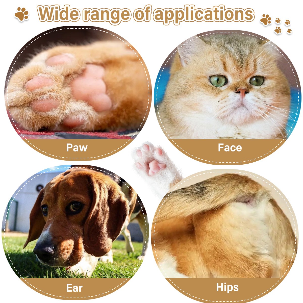 Pet Dog Paw Trimmer Pet Micro Precision Hair Clipper Set Low Noise Rechargeable