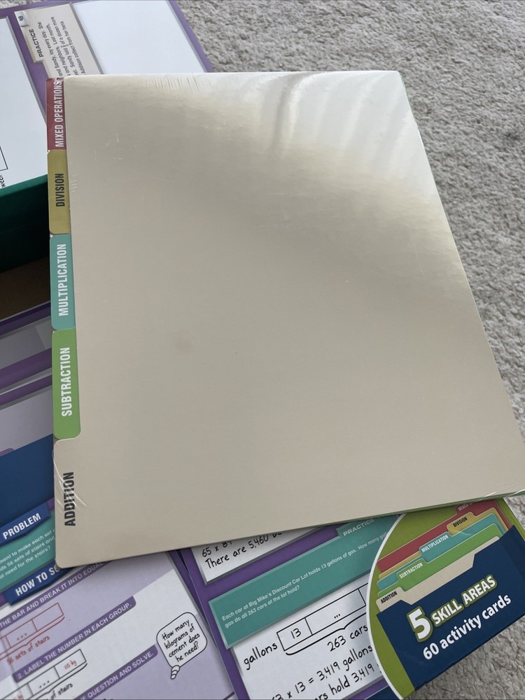 Lakeshore Bar Model Activity Cards Learning Step-By-Step Unused