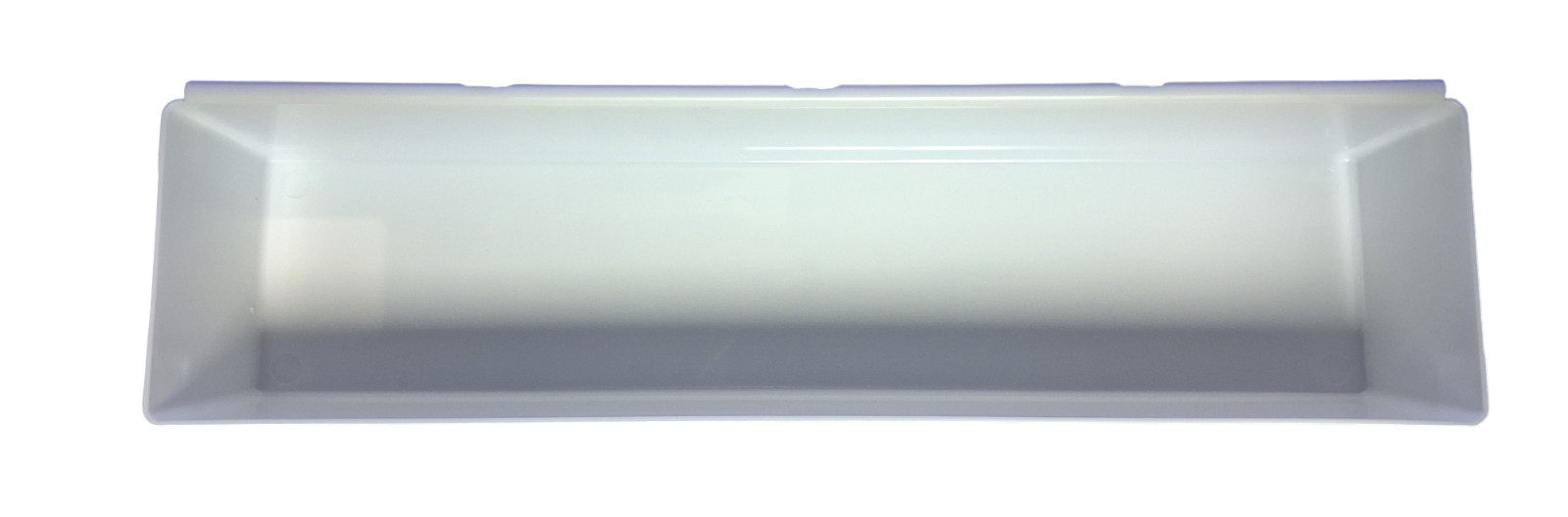 Rubbermaid 2912 Drawer Organizer 12x3x2 White Plastic Rectangular Tray Bins New