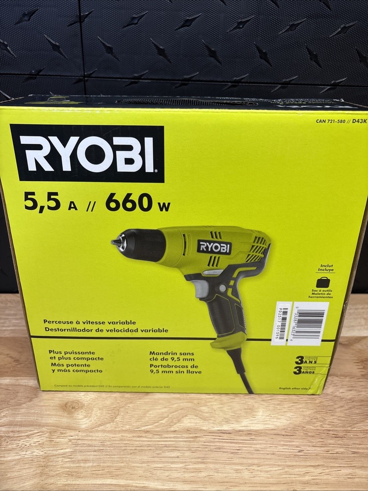 Ryobi D43K 120V Corded Power Drill