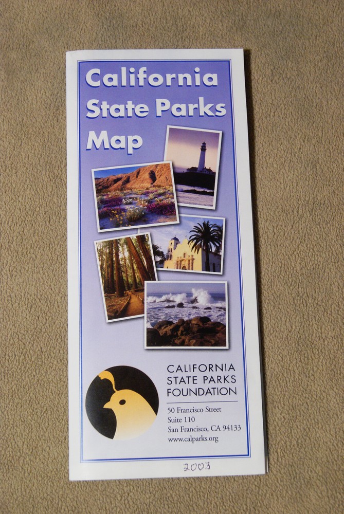 California State Parks Map - 2003