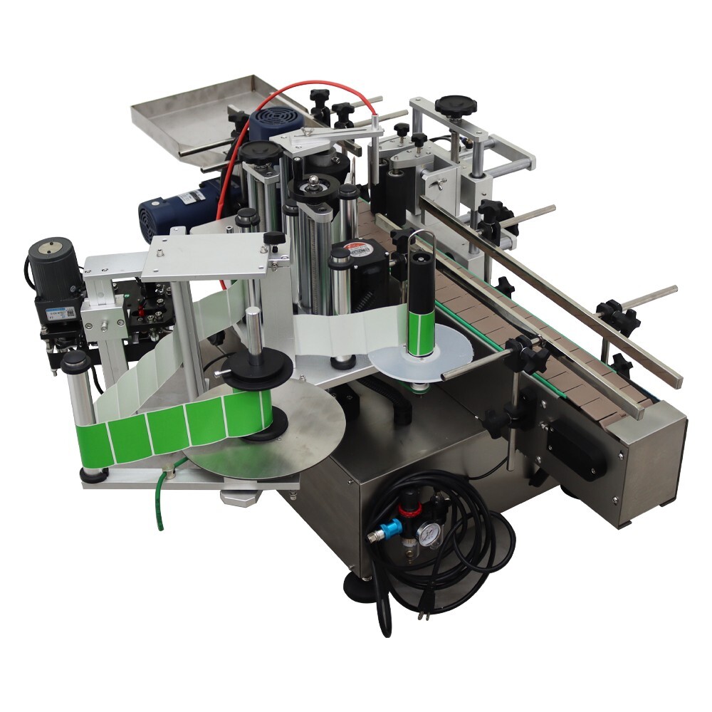 110V 0.78-4.72in Automatic Round Bottle Labeling Machine with Printer & Conveyor