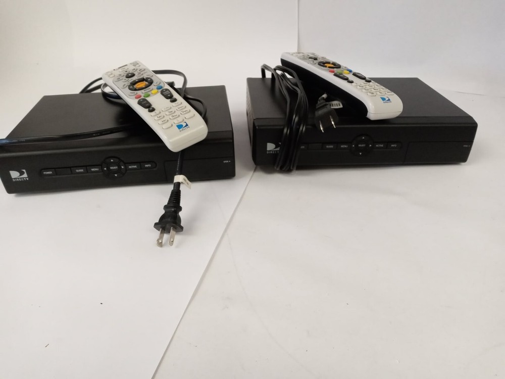 Working Qty. 2 Direct TV Cable Boxes Model D12-100 With Remotes