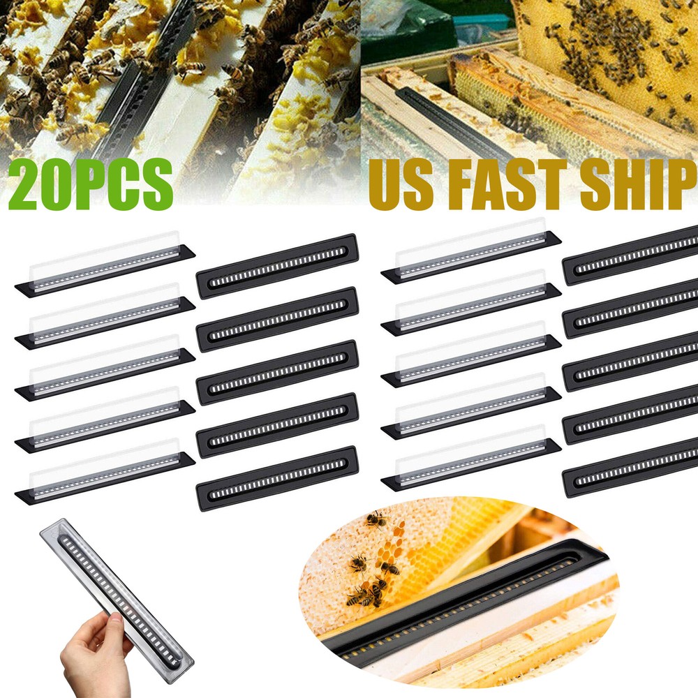 20* Plastic Small Bee Hive Beetle Blaster BeeHive Beetle Trap Beekeeping Tools
