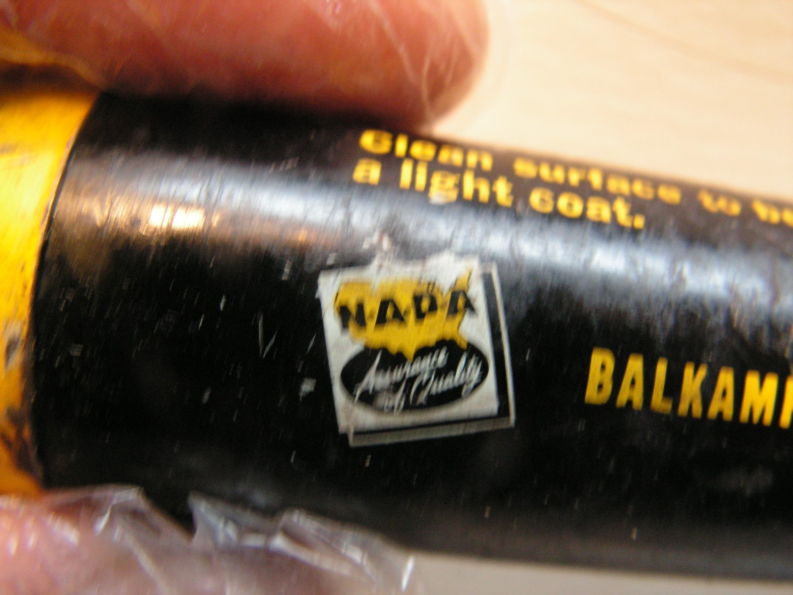 Vintage NAPA Balkamp Metal Door-ease Stainless Stick Lubricant Y & B 75%+ FULL