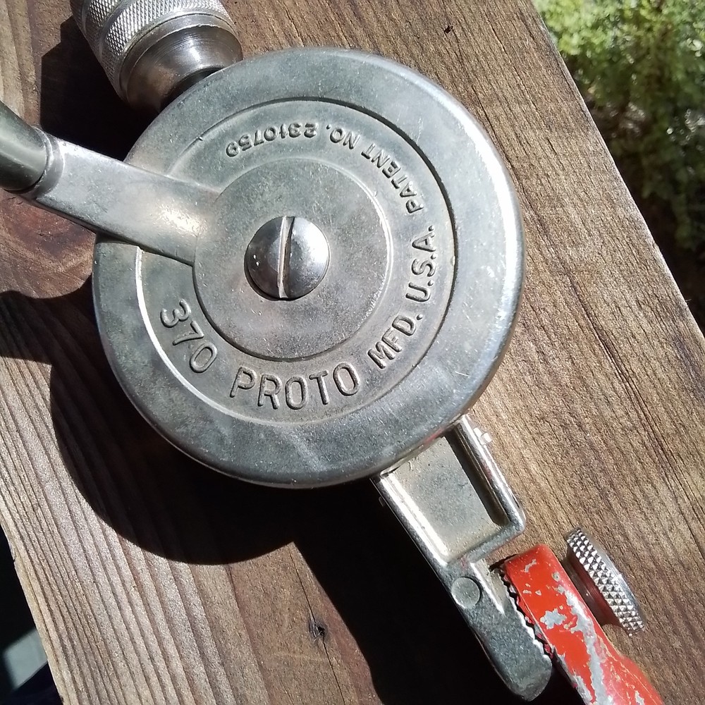 PROTO 370 Angle Adjustable Chuck & Handle 11" DRILL