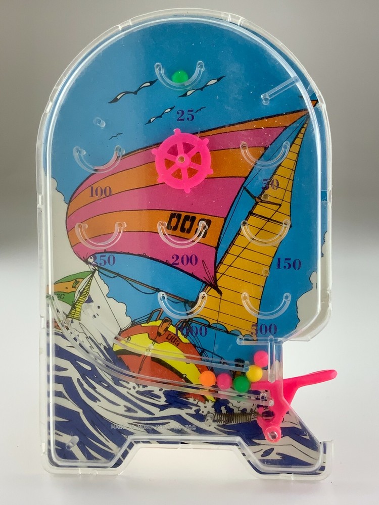 Retro Plastic Handheld Pinball Game W740