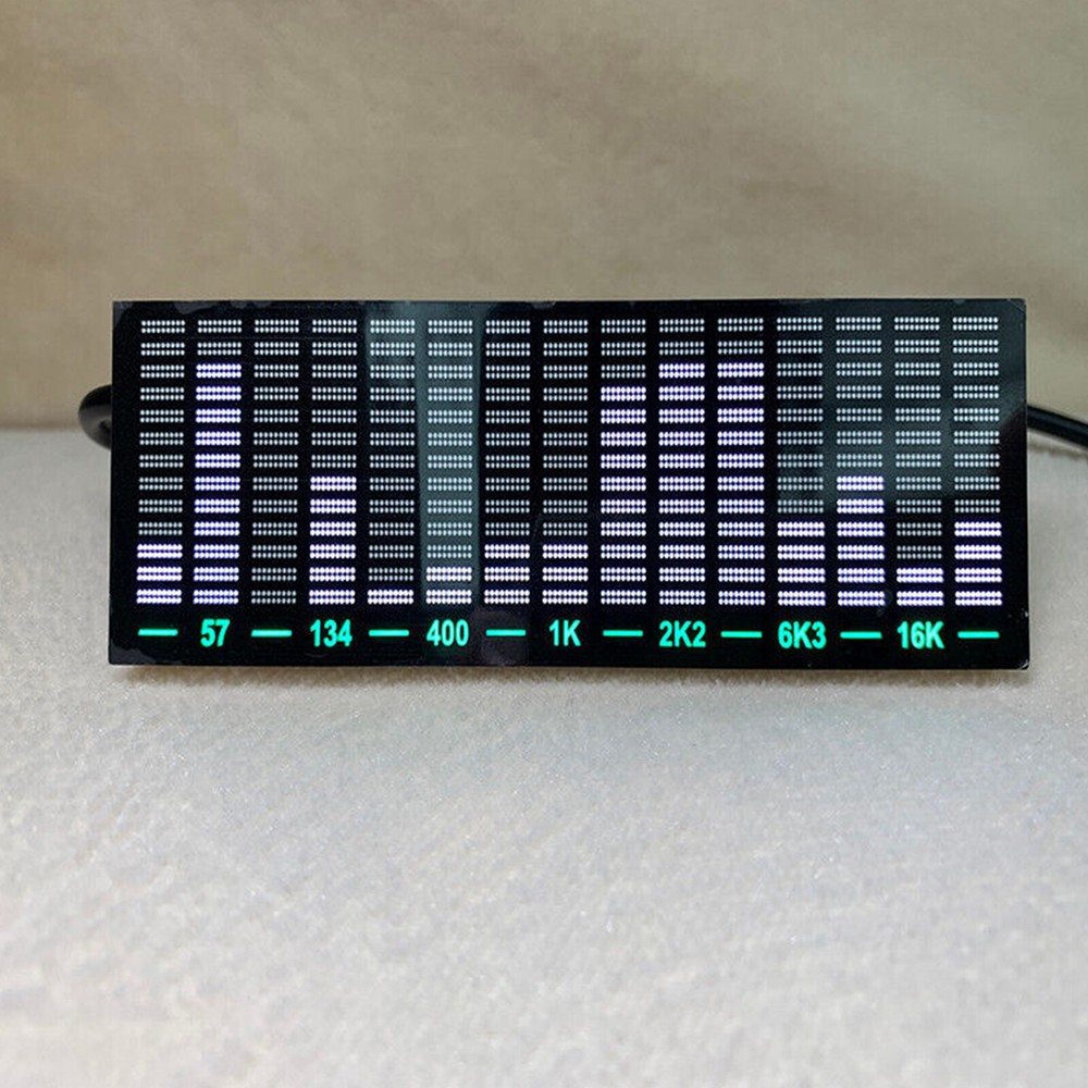 LED Music Spectrum Display Analyzer Audio 15 Level Indicator Rhythm VU Meter