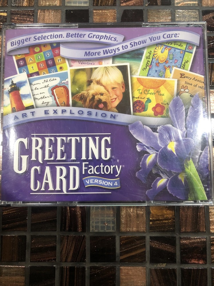 Art Explosion Greeting Card Factory Version 3 and Version 4 E452