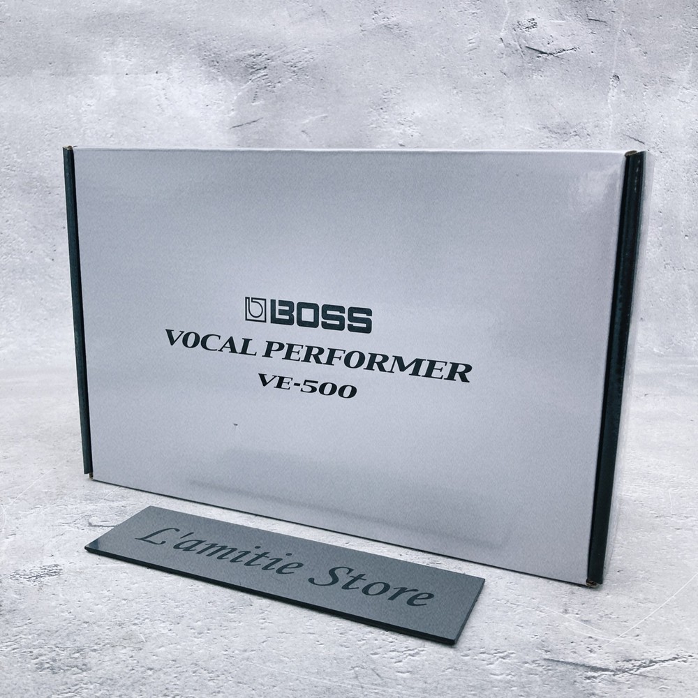 BOSS VE-500 Vocal Performer Multi Effect Pedal Pre Amplifier Japan VE500 Silver