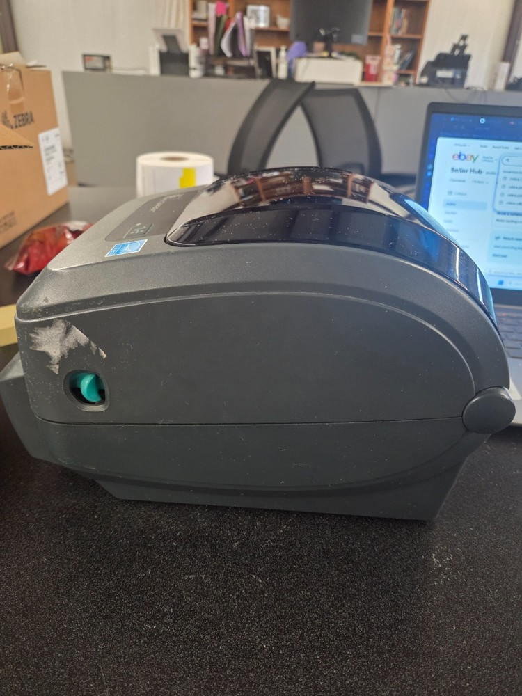 TESTED Zebra GX430T Thermal Transfer Label Barcode Printer 300 dpi USB Serial
