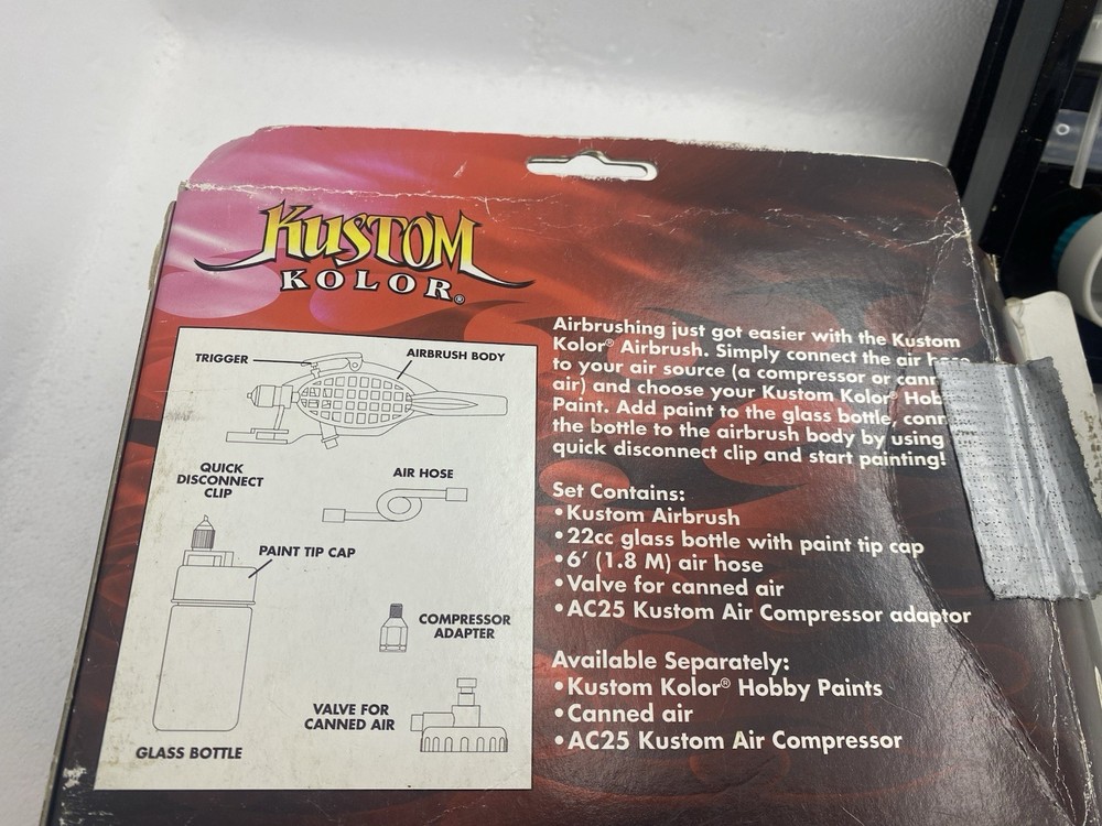 Model Car Airbrush Kit With Stand