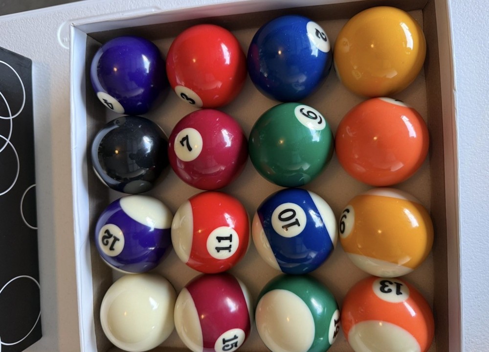 Billiard pool balls  2 1/4"