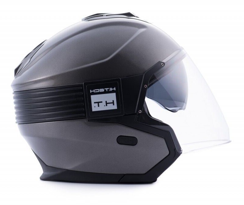 Blauer Hacker Titanium Glossy Black With Open Face S Size 560mm