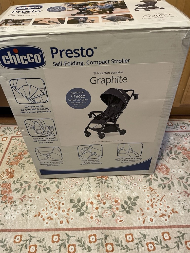 Chicco Presto Compact Stroller - Gray