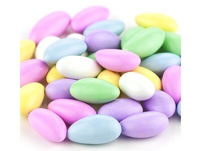 Assorted Pastel Jordan Almonds - Select Weight