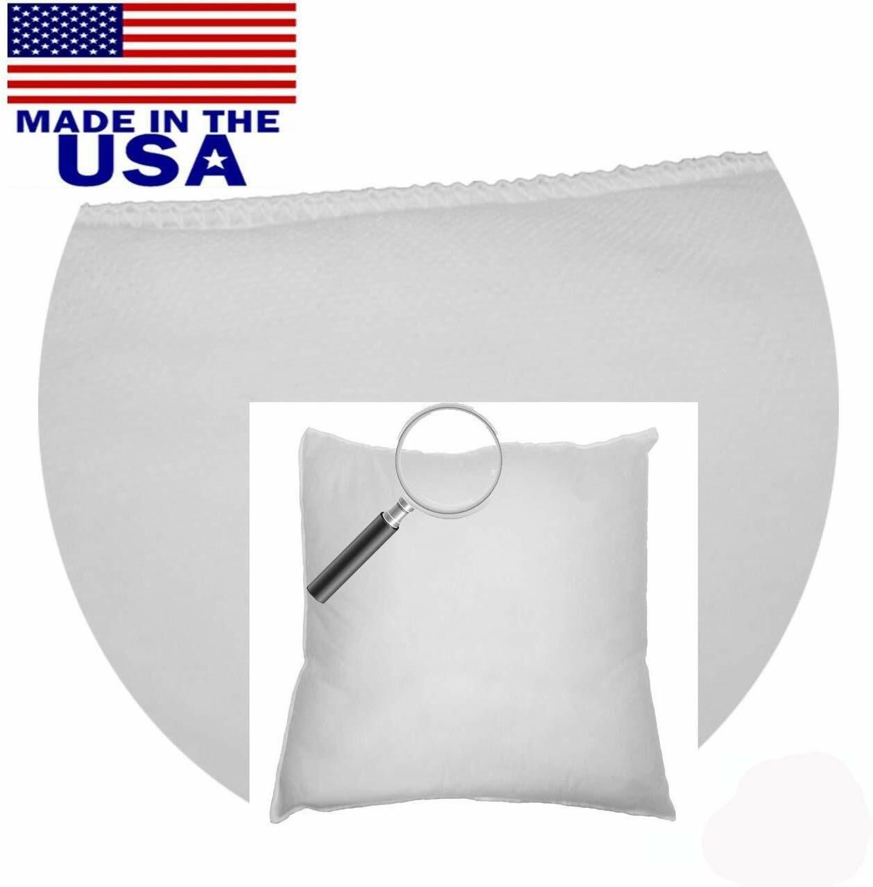 Mybecca New Premium Hypoallergenic Pillow Insert Sham Square Forms ALL SIZES USA