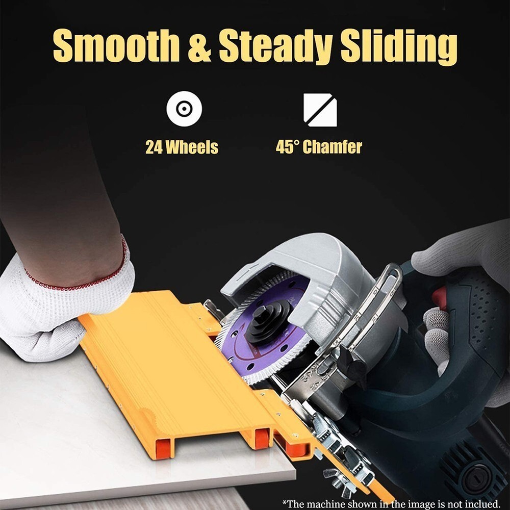 9.84" 45 Degree Tile Chamfering Device Chamfer Aluminum Alloy Cutting Machine