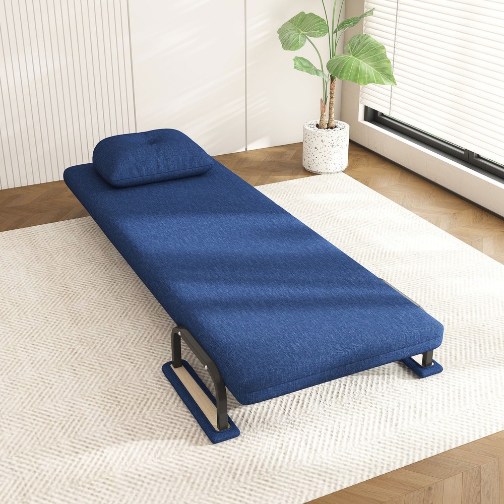 Convertible Sofa Bed Folding Sofa Chair with Adjustable Backrest for Small Space
