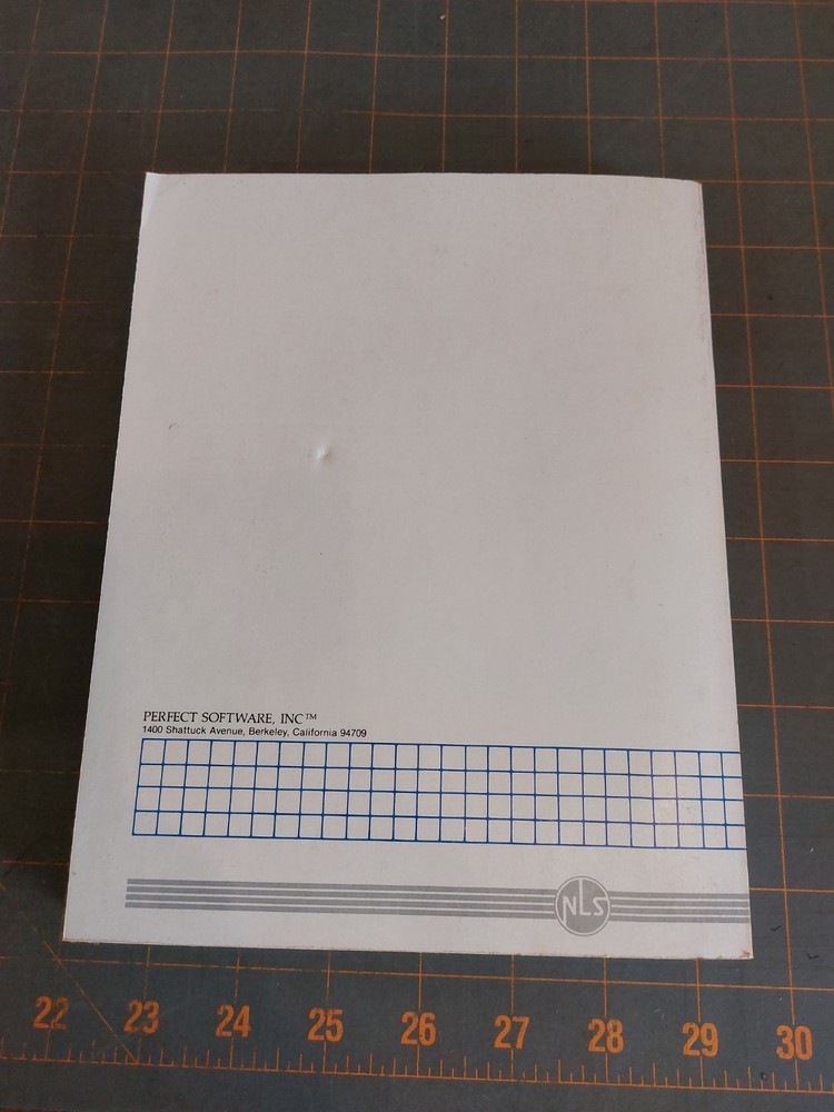 Kaypro Perfect Writer Speller Guide