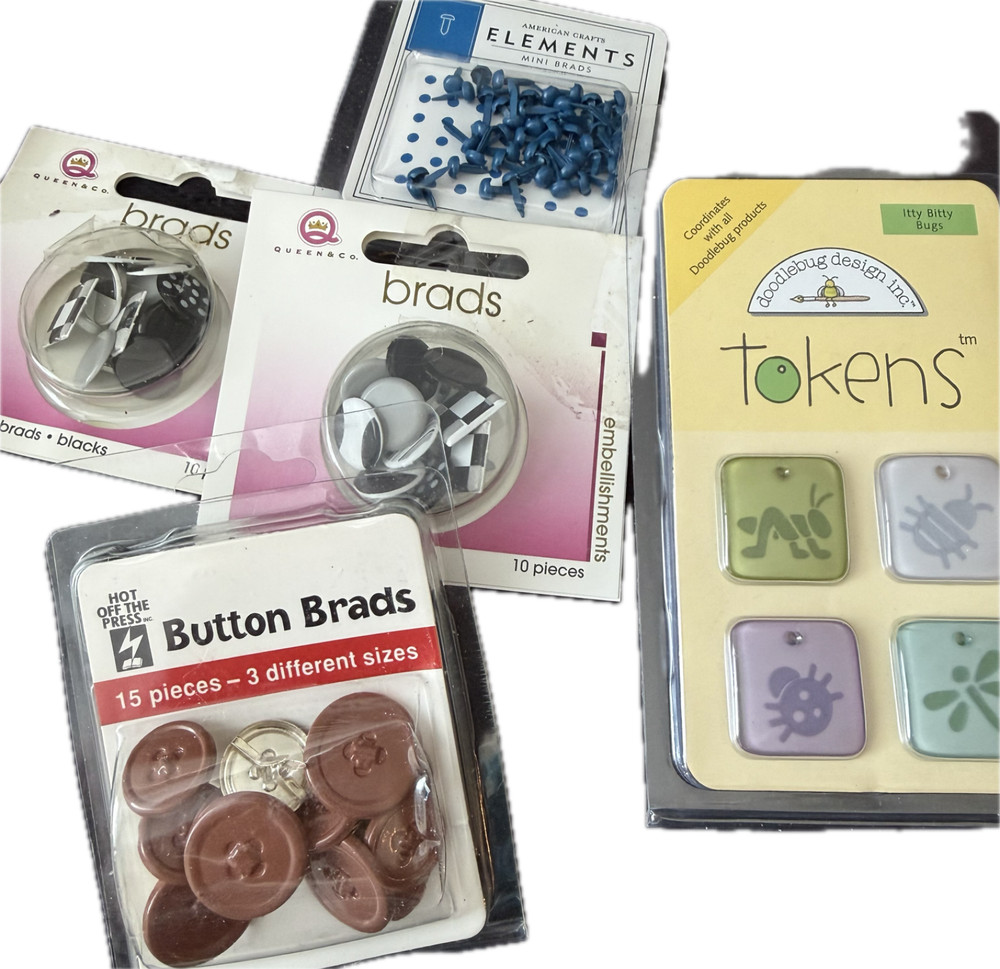 Mixed Lot Scrapbooking Embellishments & Tools