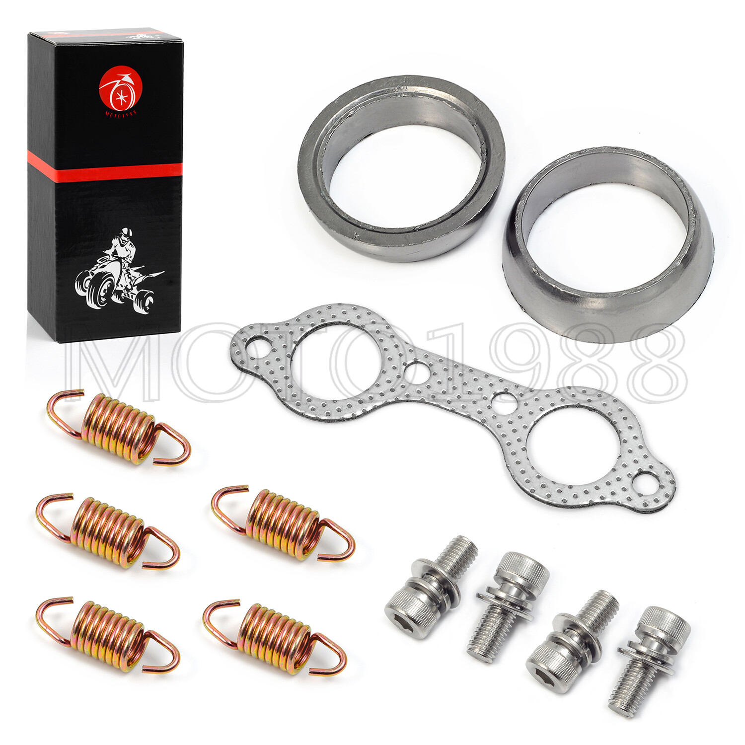 Exhaust Gasket & Spring Rebuild Kit For Polaris Sportsman 700 800 RANGER RZR